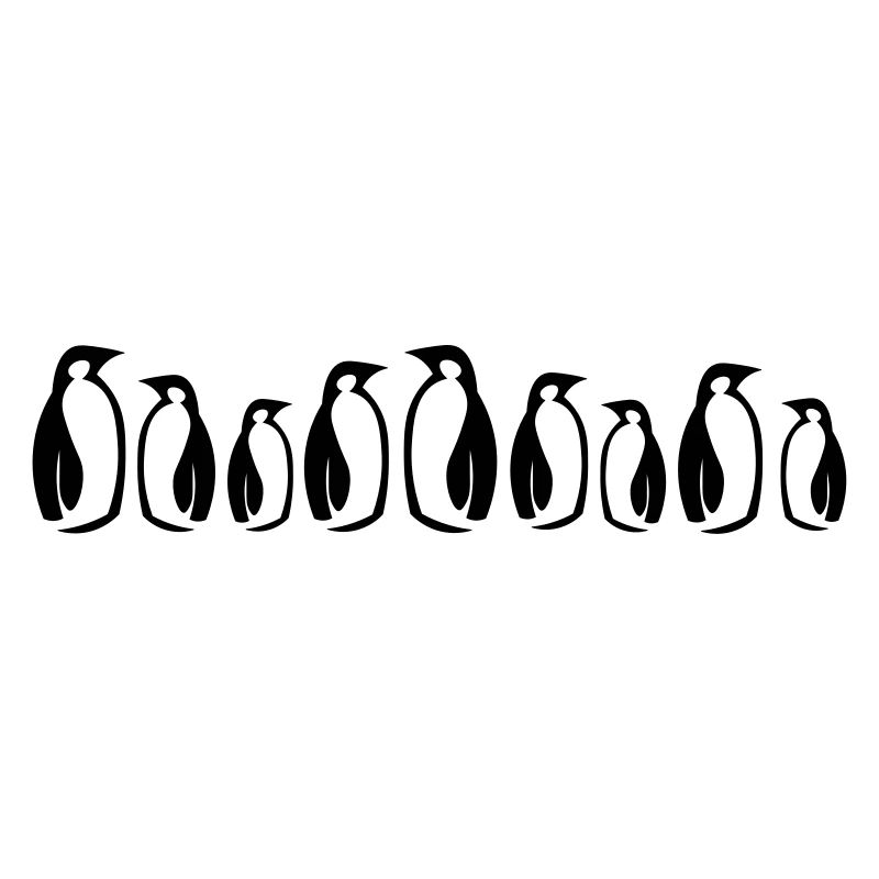 Pinguin Kolonie Geschenkidee
