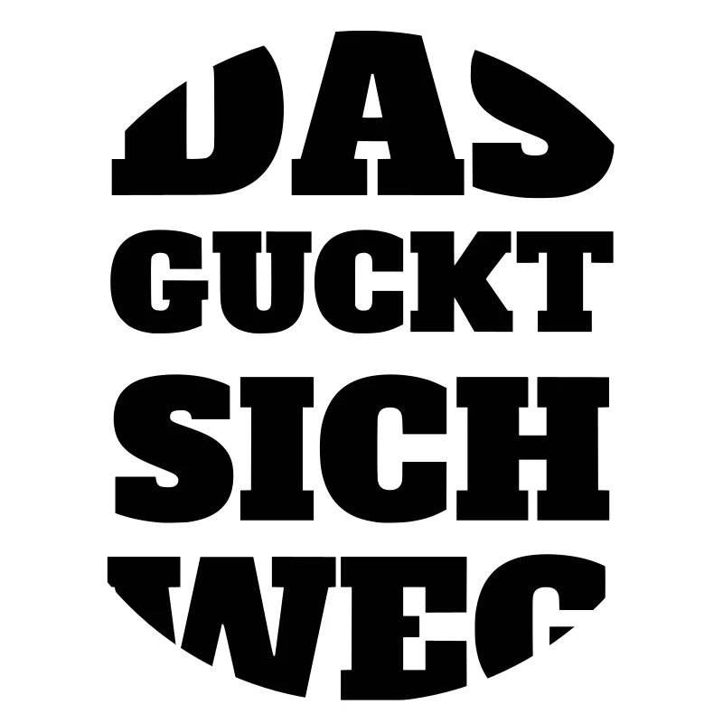 Das guckt sich weg Spruch Handwerker Geschenk Idee