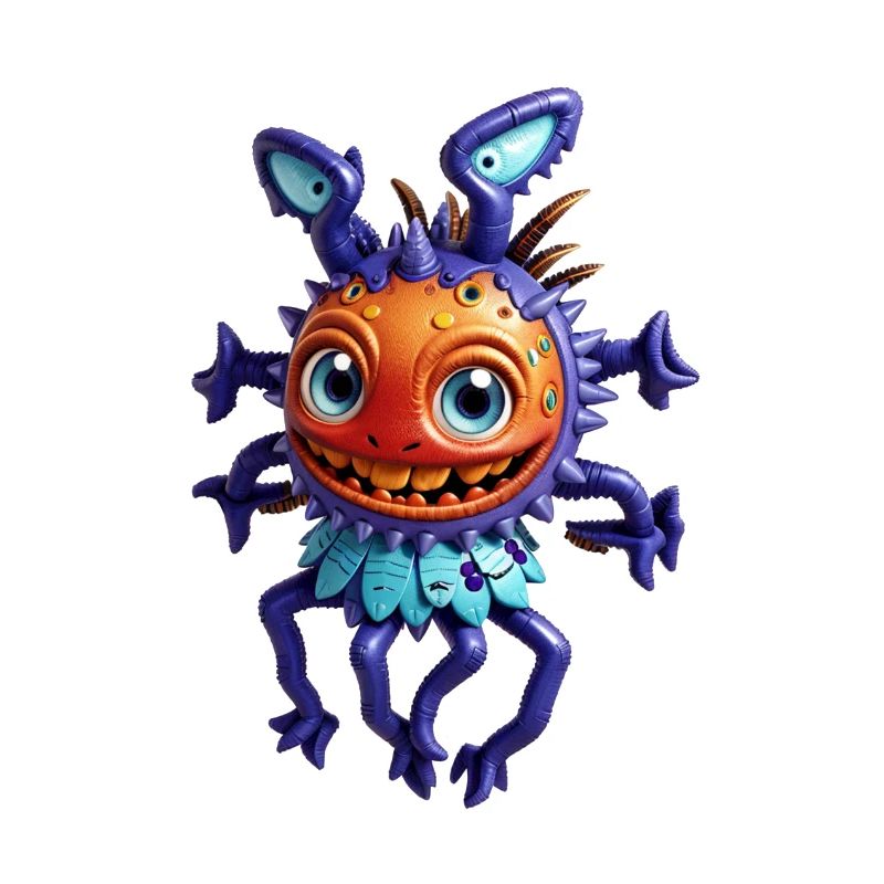 Mouche extraterrestre violette