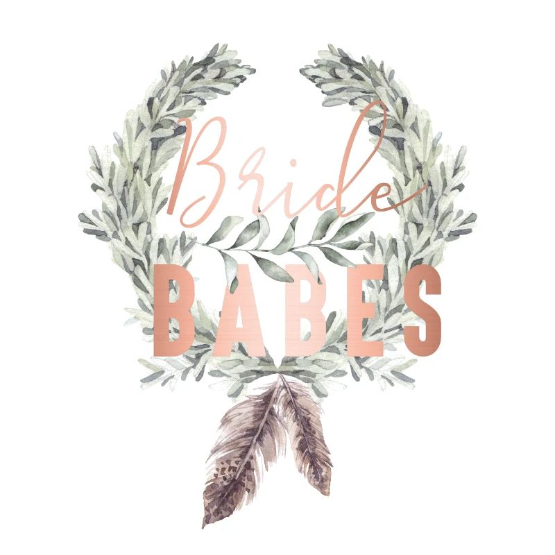 Boho Bride Babes laurel wreath