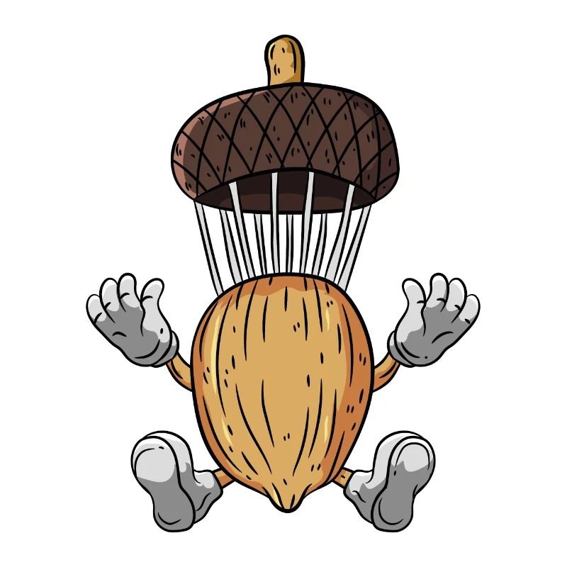 Fallschirm Eichel Eiche Baum