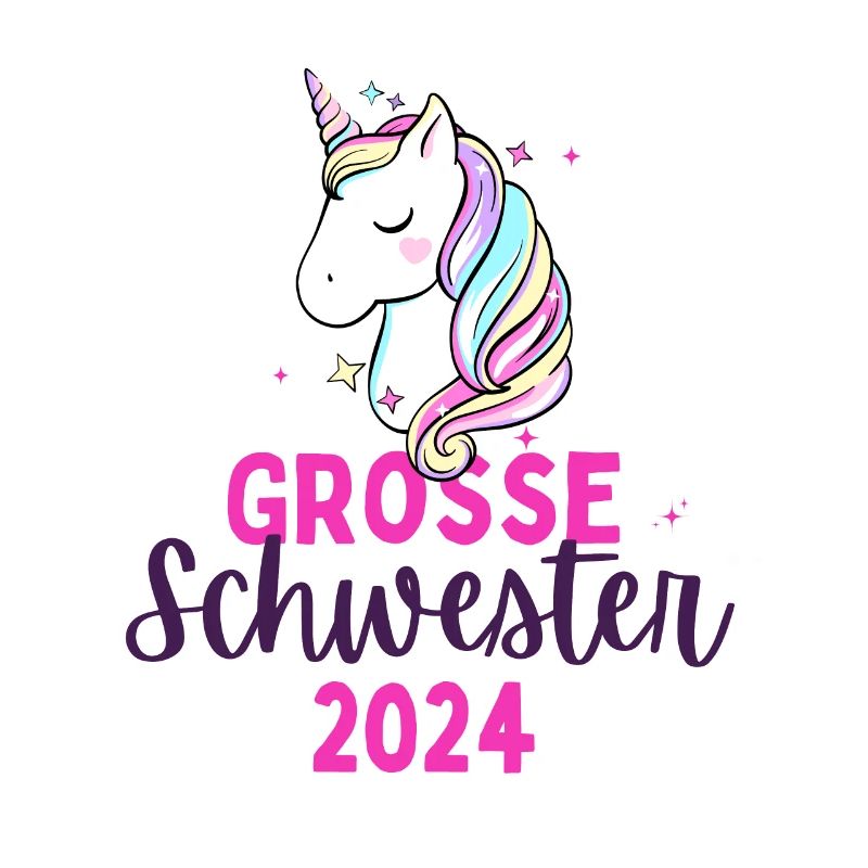 Ich werde Große Schwester 2024 Loading Einhorn