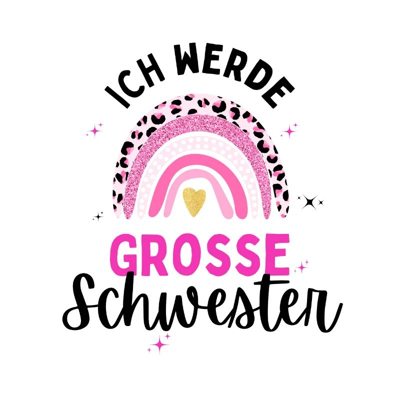 Ich werde Große Schwester 2024 Loading Regenbogen