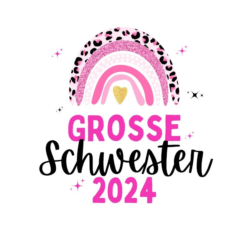Ich werde Große Schwester 2024 Loading Regenbogen