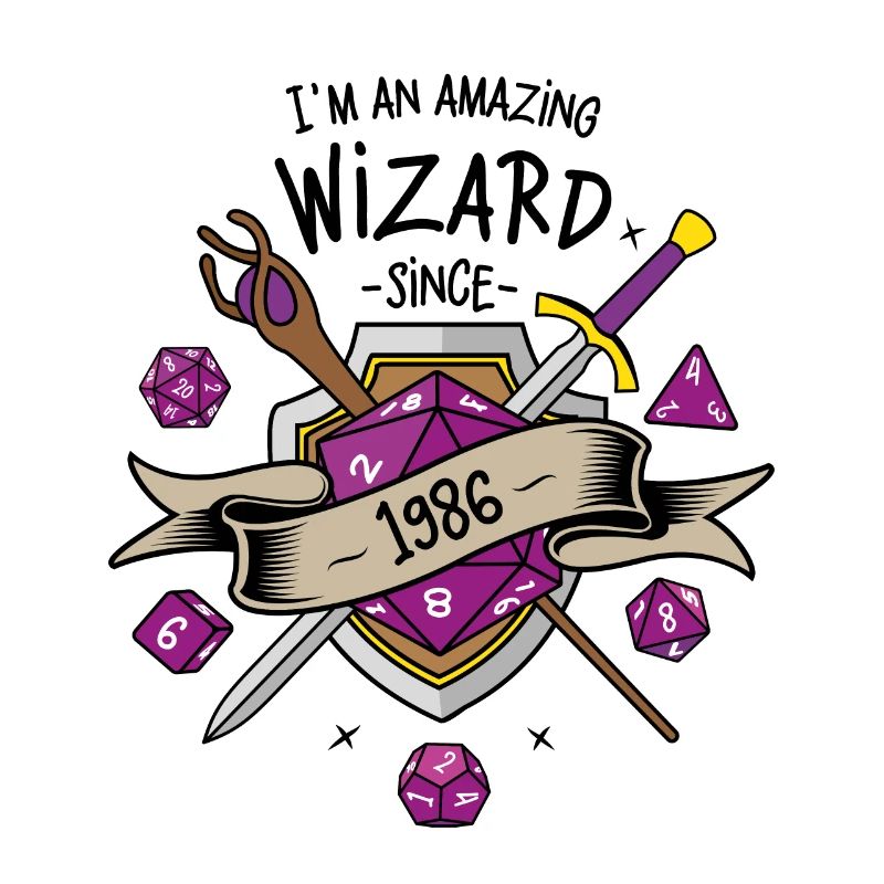 I'm an amazing wizard since 1986