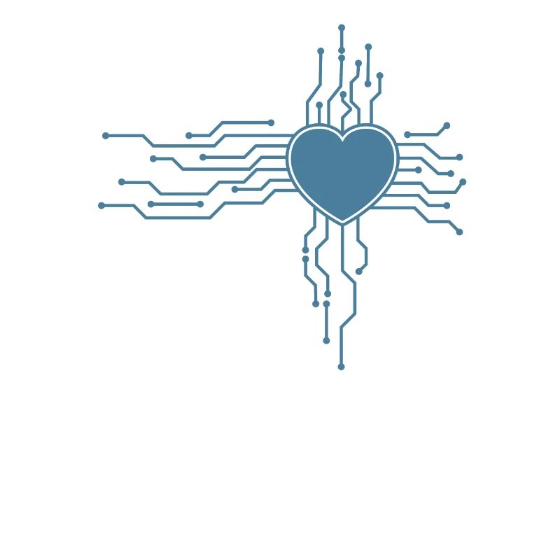 Heart with electronics Profession Technology Electricity