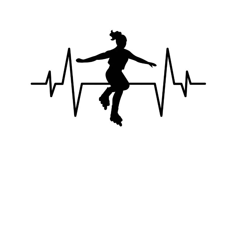 Inline skating heartbeat