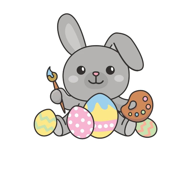 happy easter sweet Easter with Easter eggs