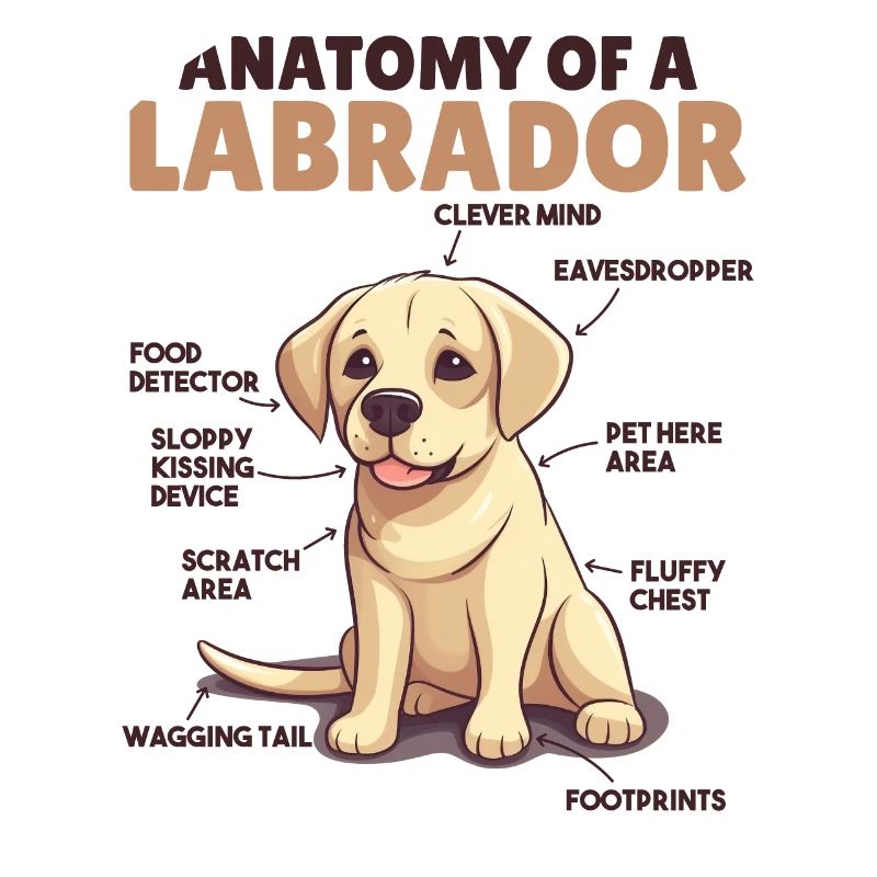 Explication du chien Anatomie d’un Labrador