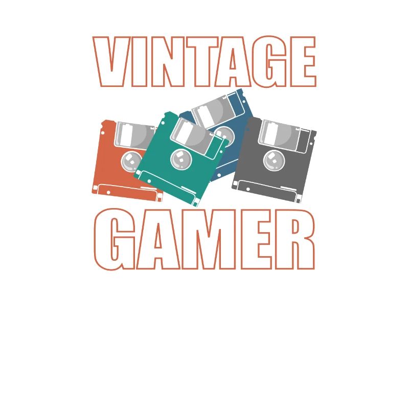 Vintage Gamer Floppy Disk Retro Memory Module