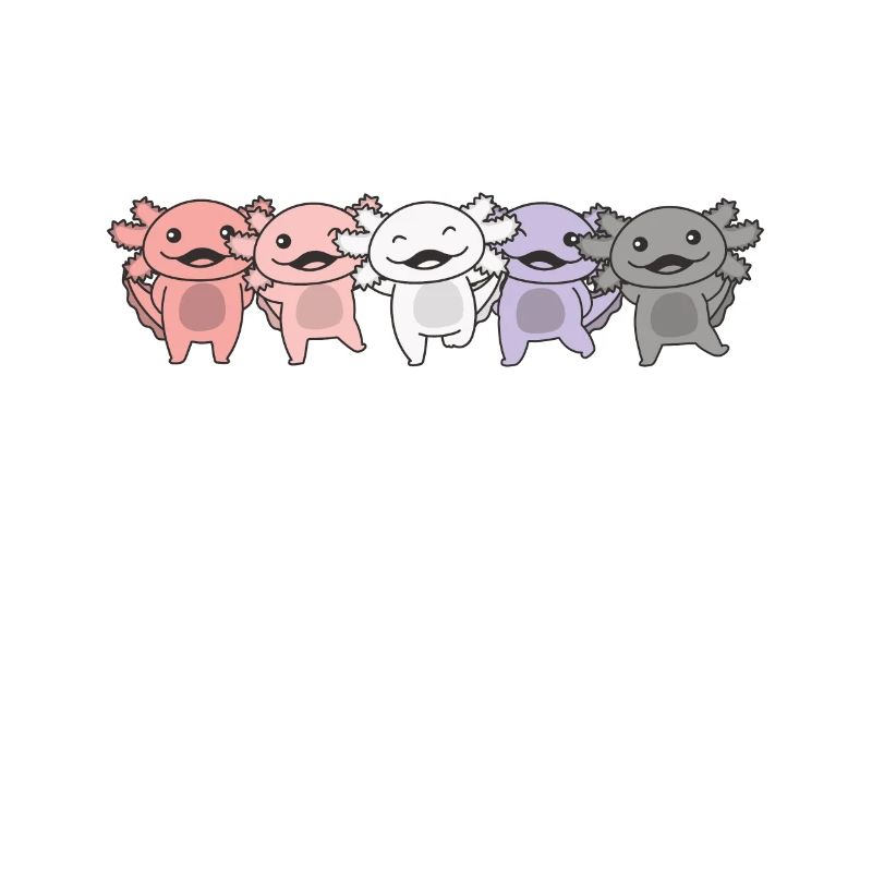 Cupioromantic Drapeau Pride LGBTQ Axolotl