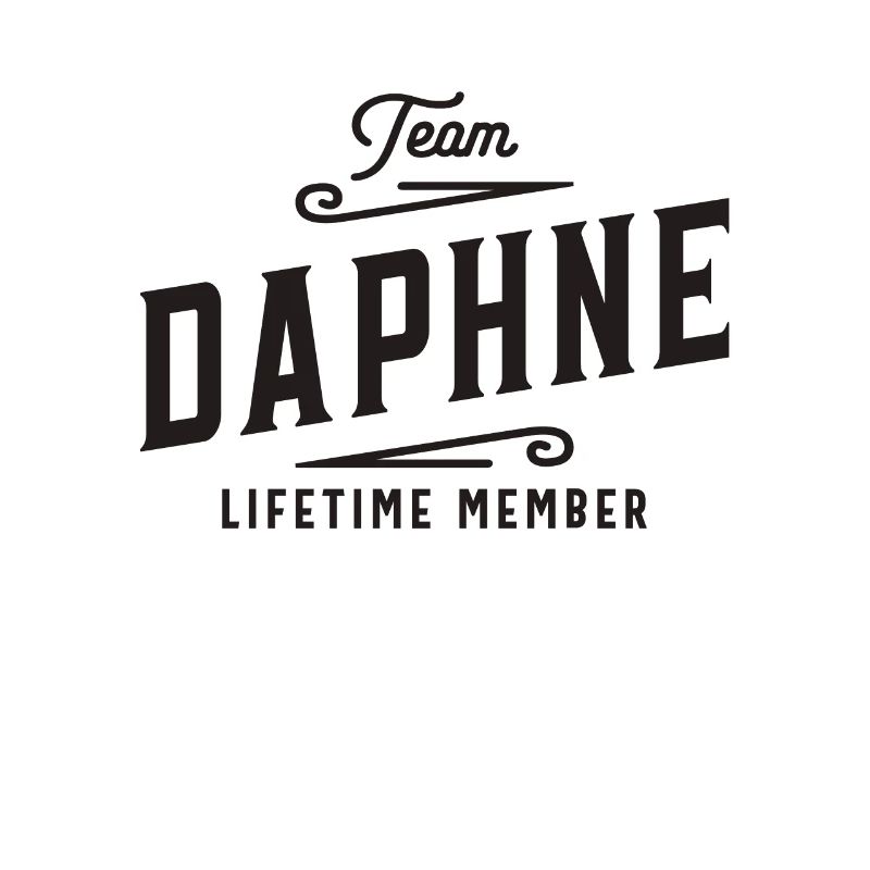 Team Daphne Lifetime Member Personalized Name