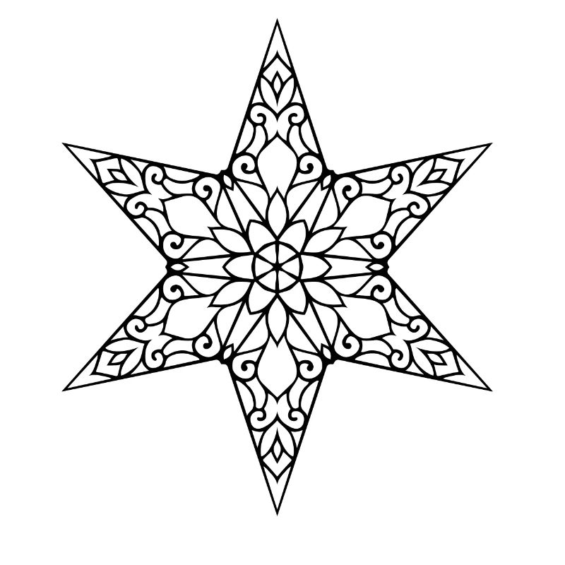Mandala étoilé
