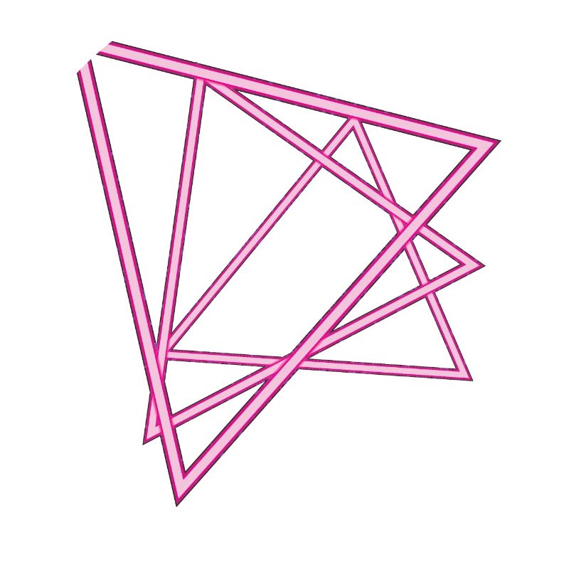 Neon triangles