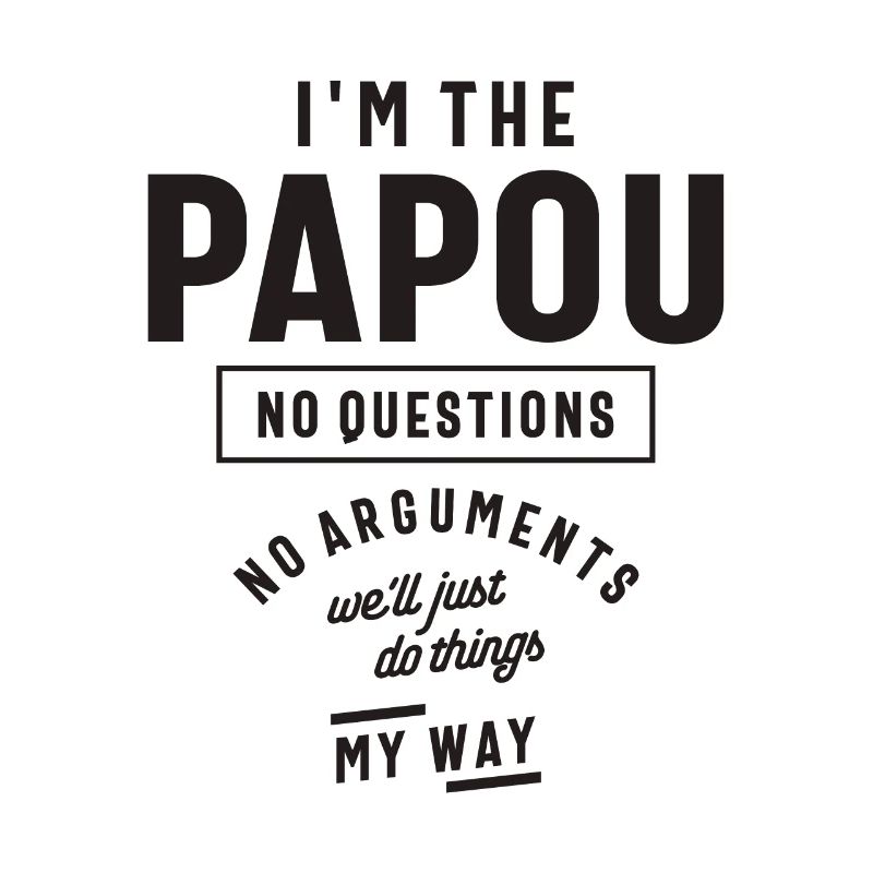 Je suis le Papou - pas de questions, pas d’arguments!