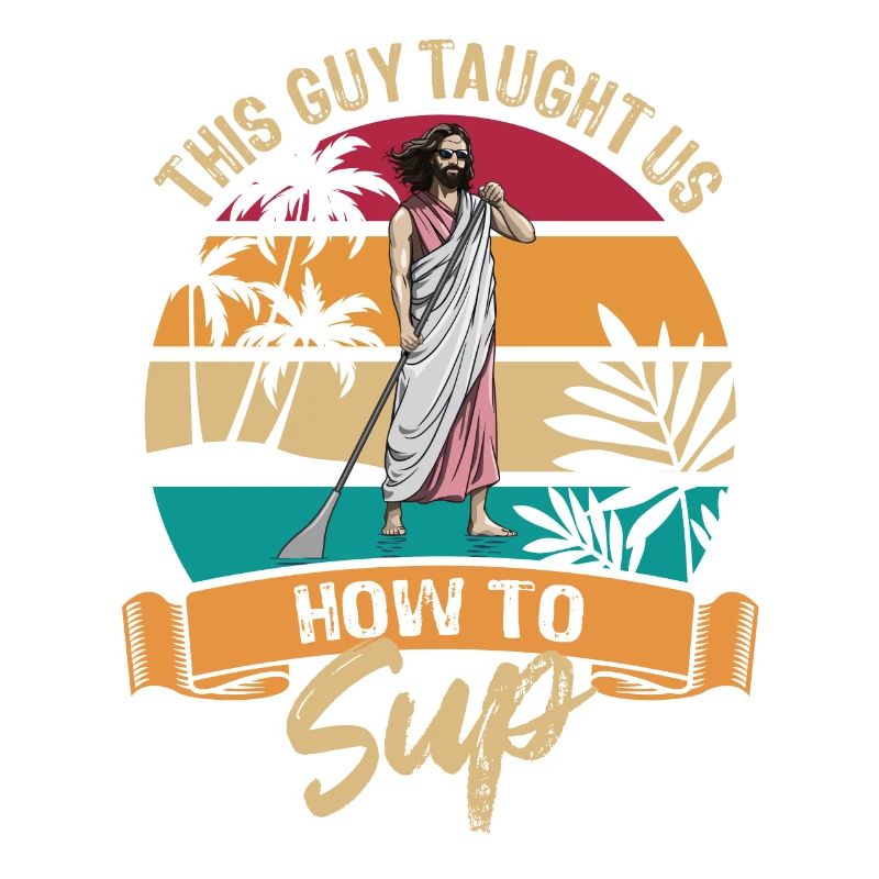 This guy taught us how to SUP - Jesus - Paddle