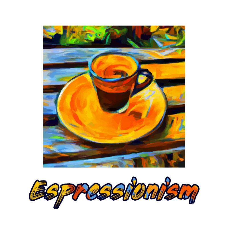 Un expresso expressionniste devient espressionnisme