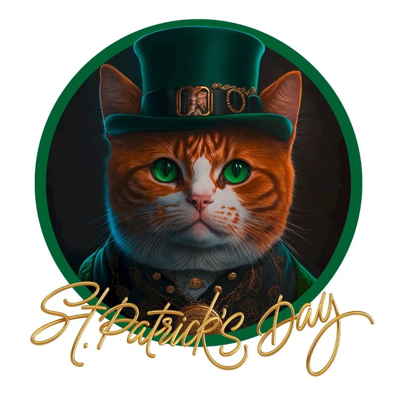 Chat de la Saint-Patrick