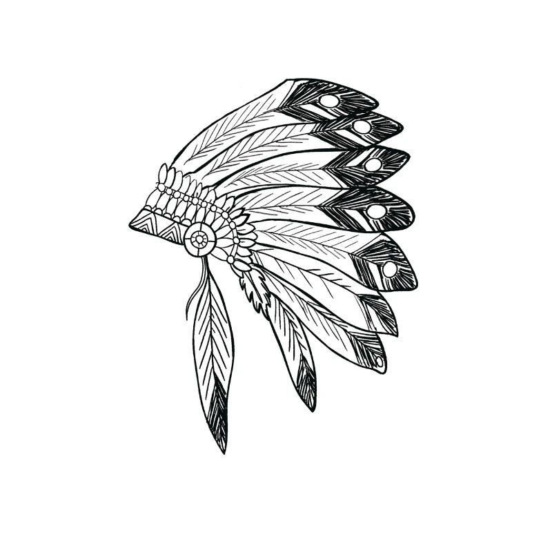 Coiffe Apache Guerrier Indien