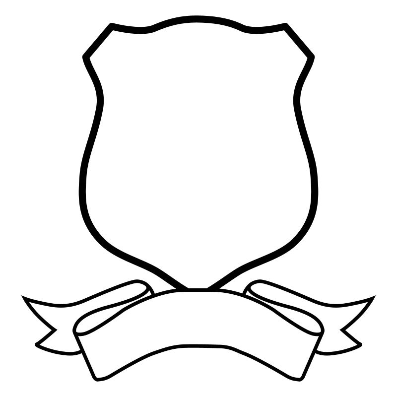 Badge and scroll