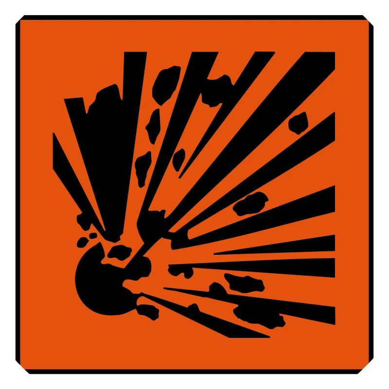symbole de danger explosif