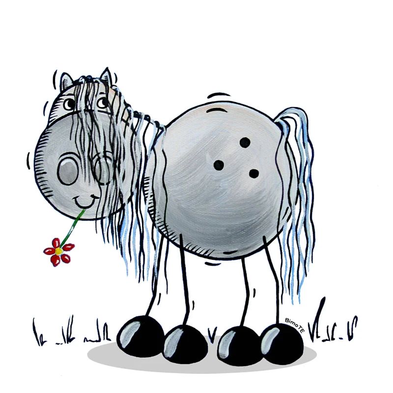 Cheval avec des fleurs