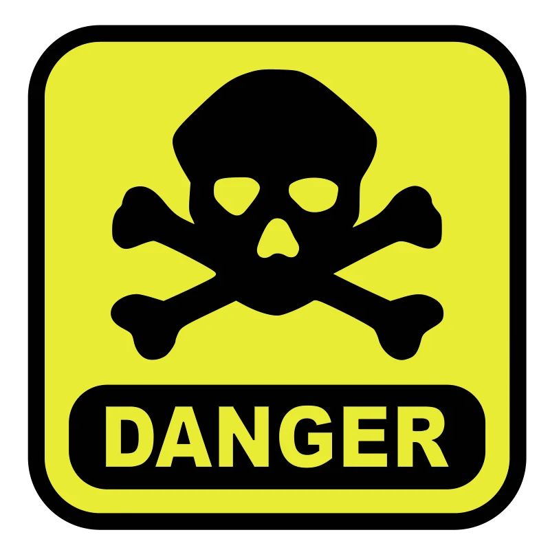 Danger skull