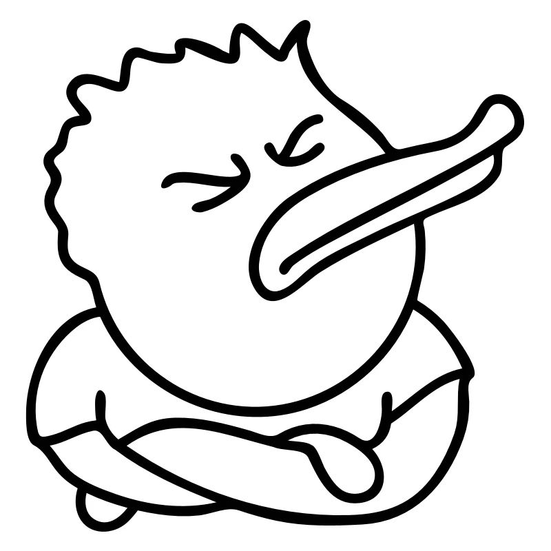 Offended Duck