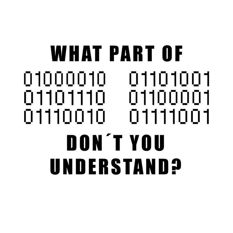 WHAT HAVE YOU DID NOT UNDERSTAND! NUMBER CODE!