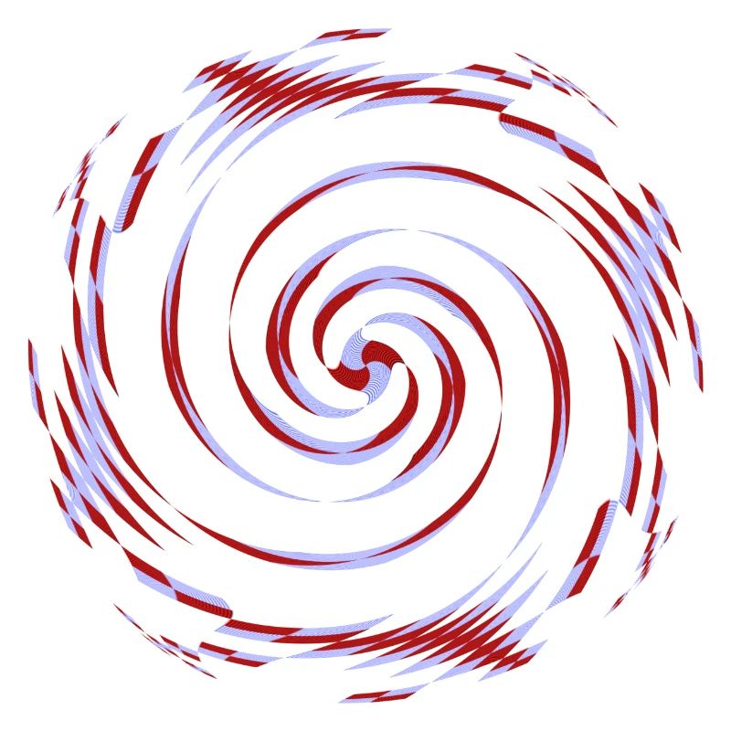 centrifugal pattern, Kreiselmuster