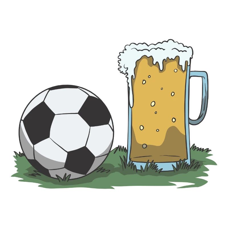 Fußball und Bier Geschenk Idee