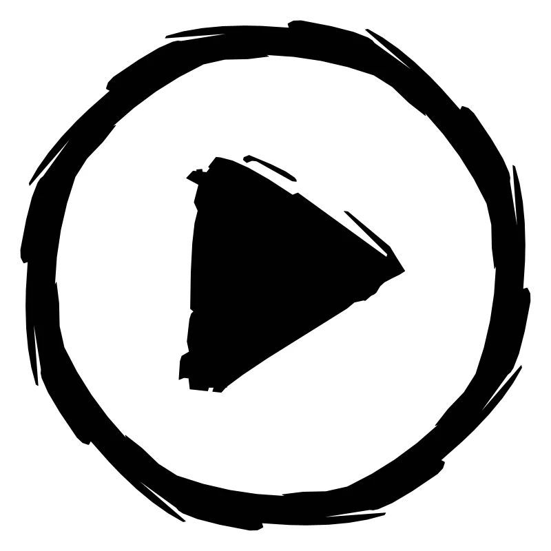 play triangle stop button break music buttons circles