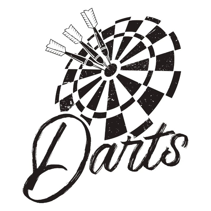 Dart Darts Spieler Pfeile Geschenk Team Scheibe