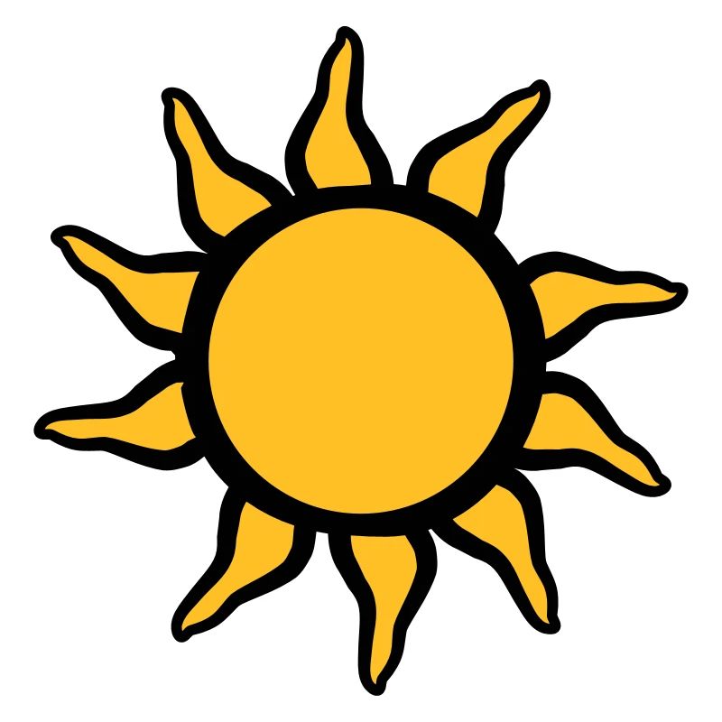 Beautiful Radiant Sun