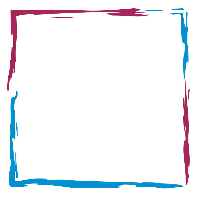 colorful frame square border square square pins