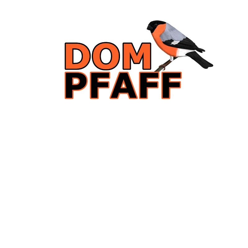 Gemalter Dompfaff Vogel Tier Design Illustration