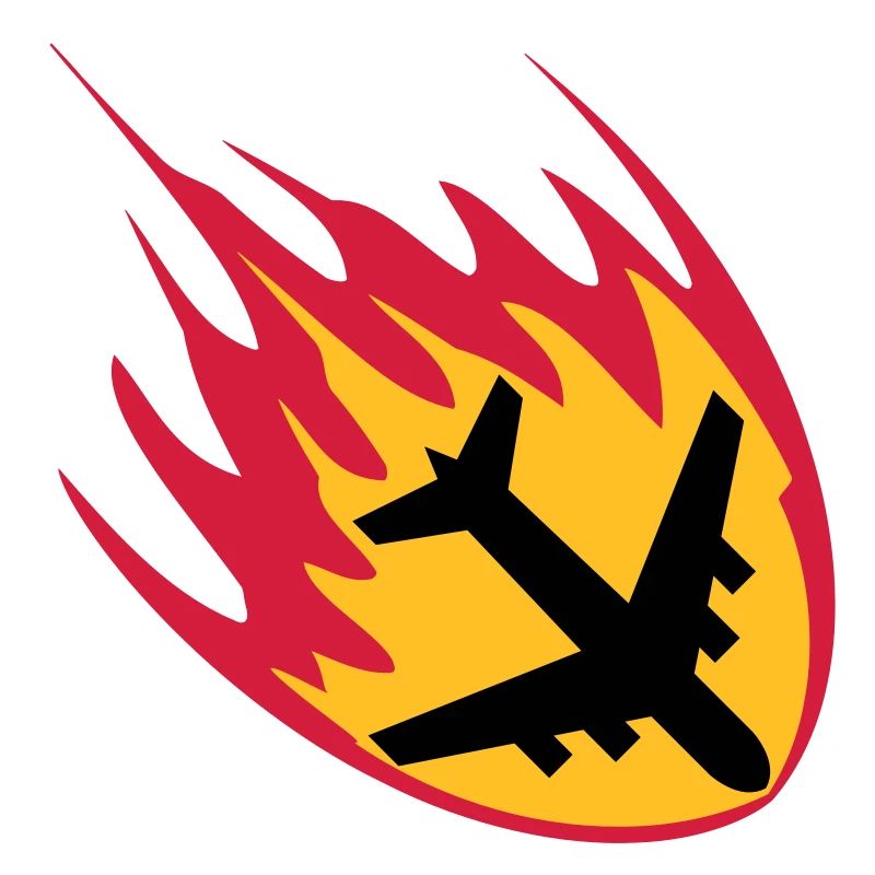 fire flames burn crash crash crash landing acciden