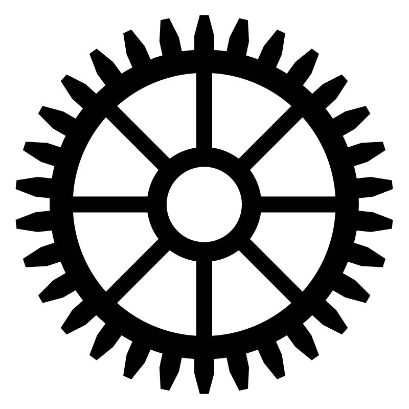 Gear vector design template - COLOR CHANGEABLE