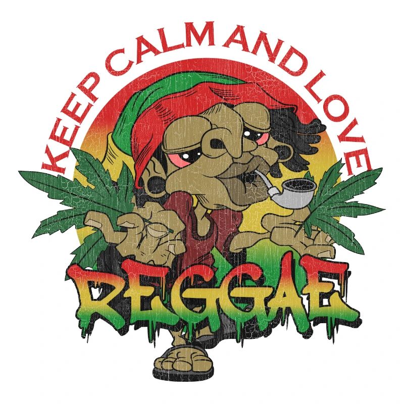reste calme et aime le reggae