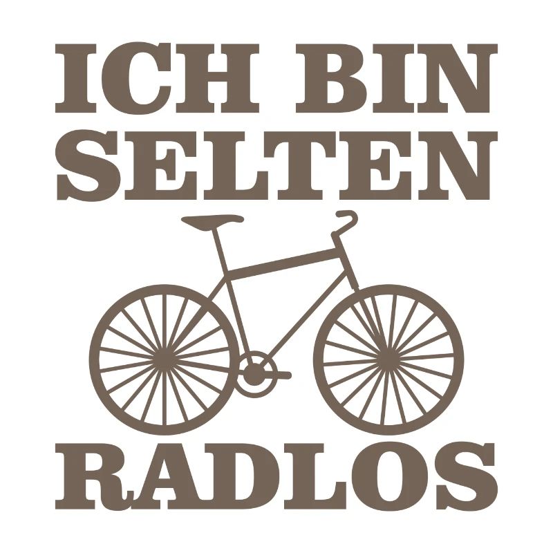 Ich bin selten radlos Bicycle Ride Geschenk
