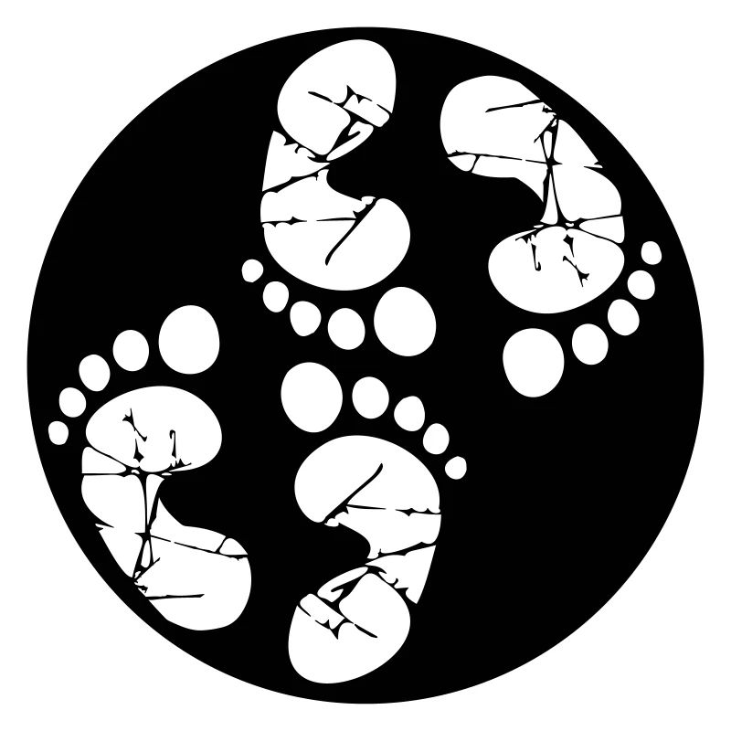 Timbre Gémeaux rond