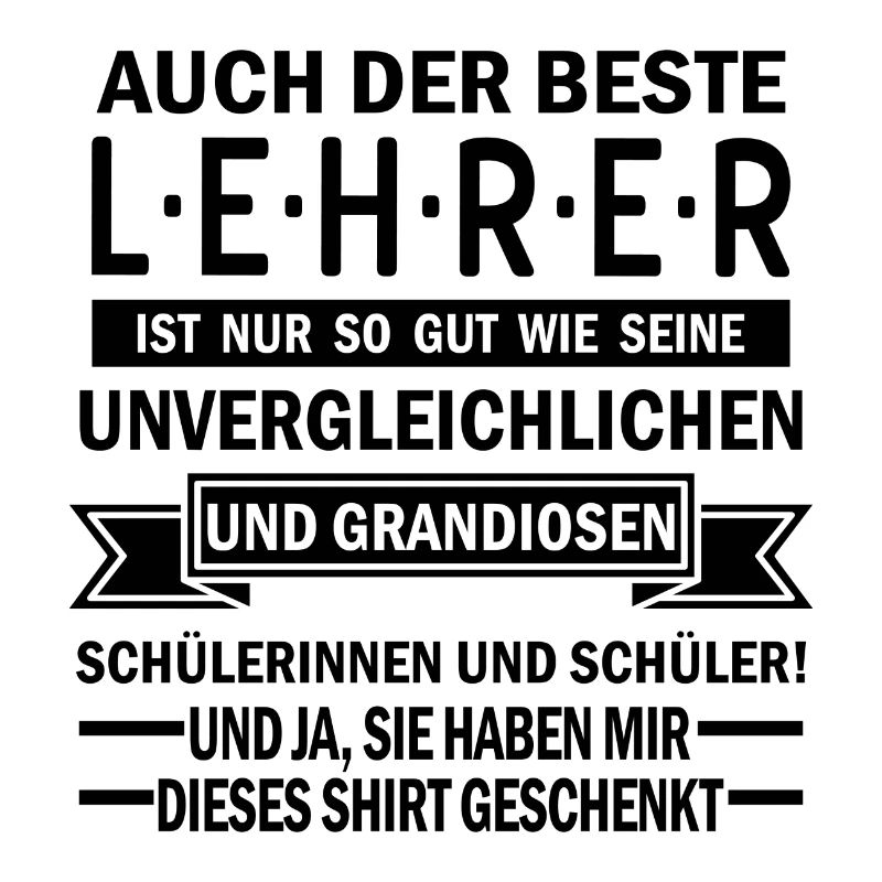 Beste Lehrer Beruf Schule Geschenk