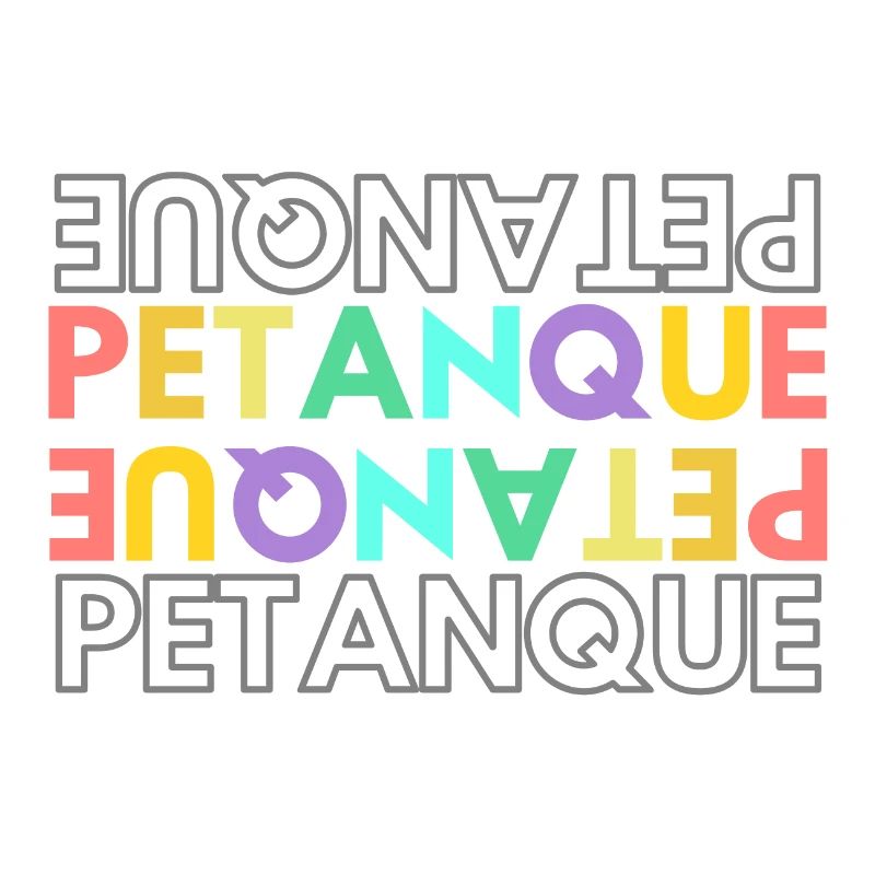 Boule Pétanque Farbenfroh