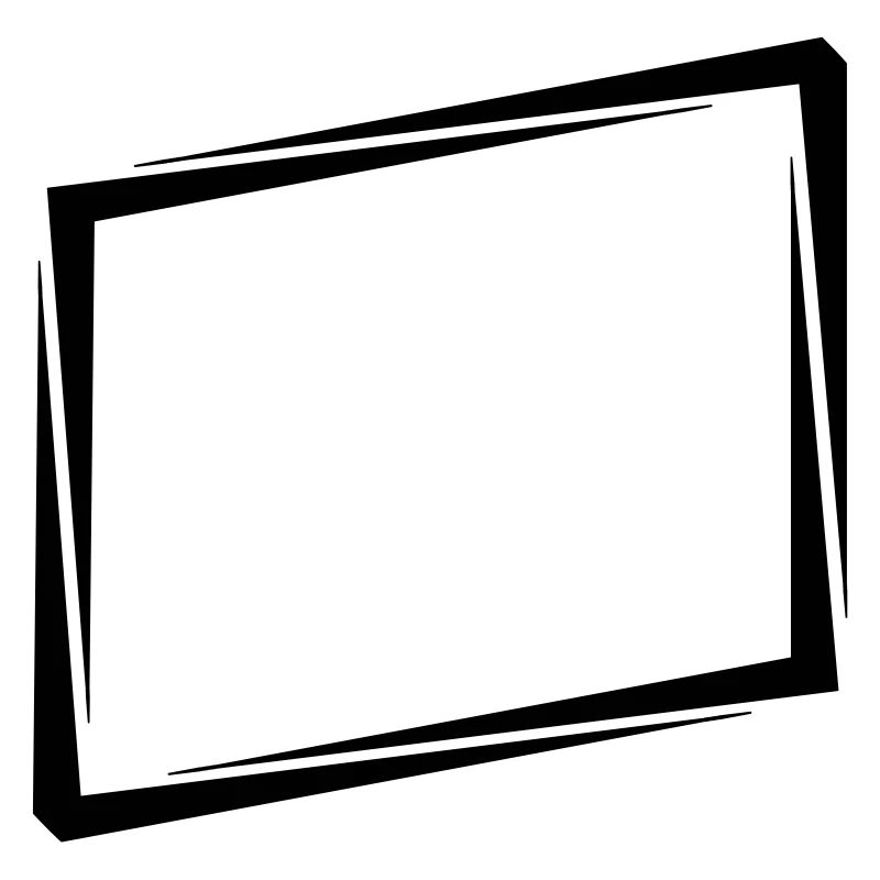 Shield rectangle frame
