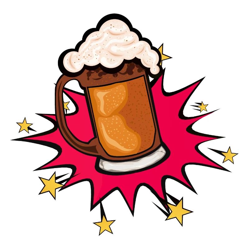 biere explosion bulle etoile mousse alcool binouze