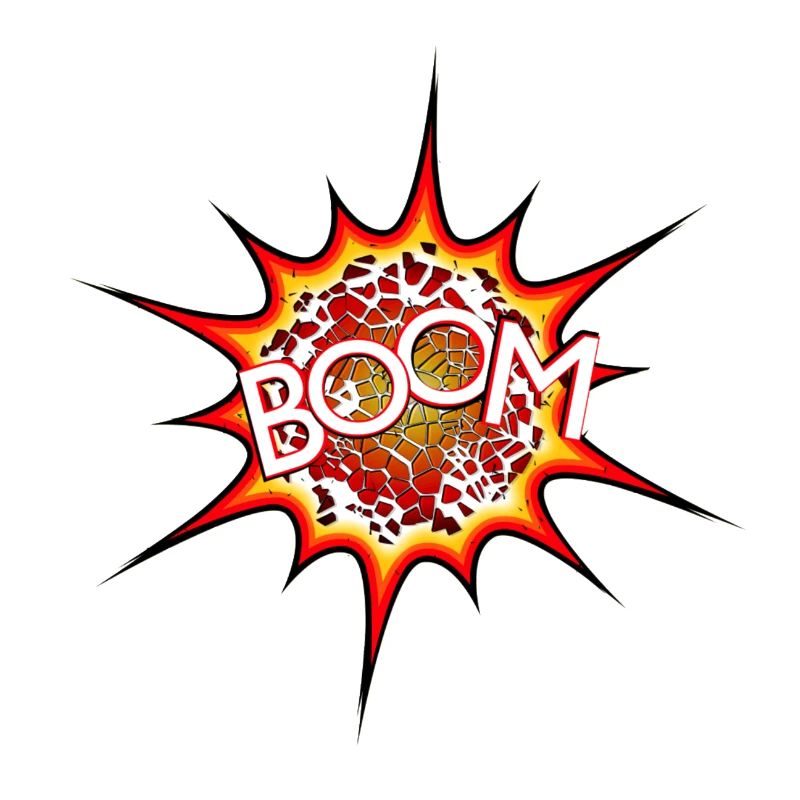 Explosion, bombe, explosion, bombe #