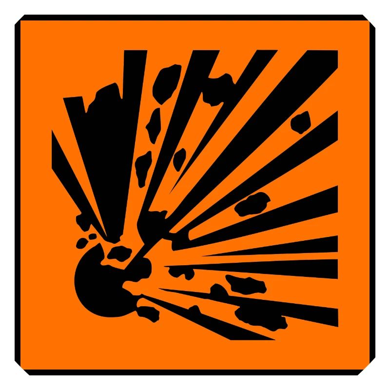 Gefahrensymbol explosiv