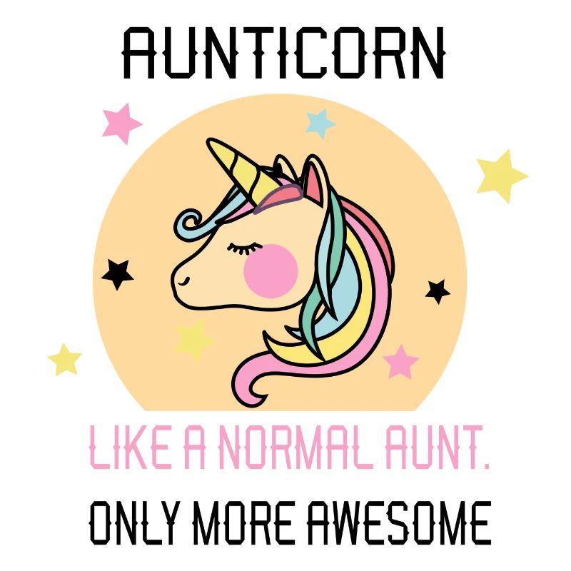 Aunticorn Geschenk Einhorn Mädchen