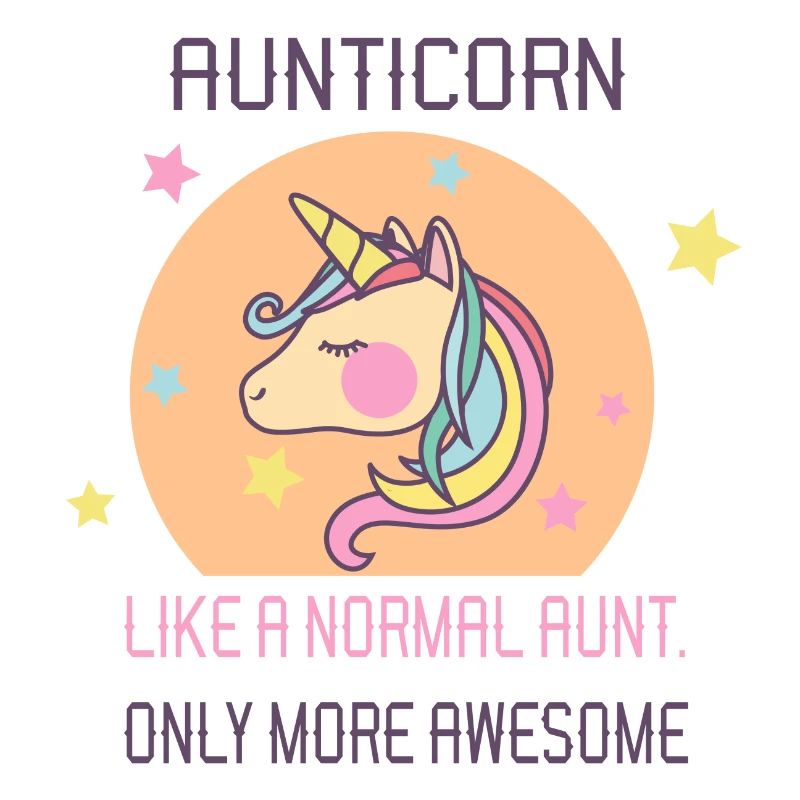 Aunticorn Geschenk Einhorn Mädchen