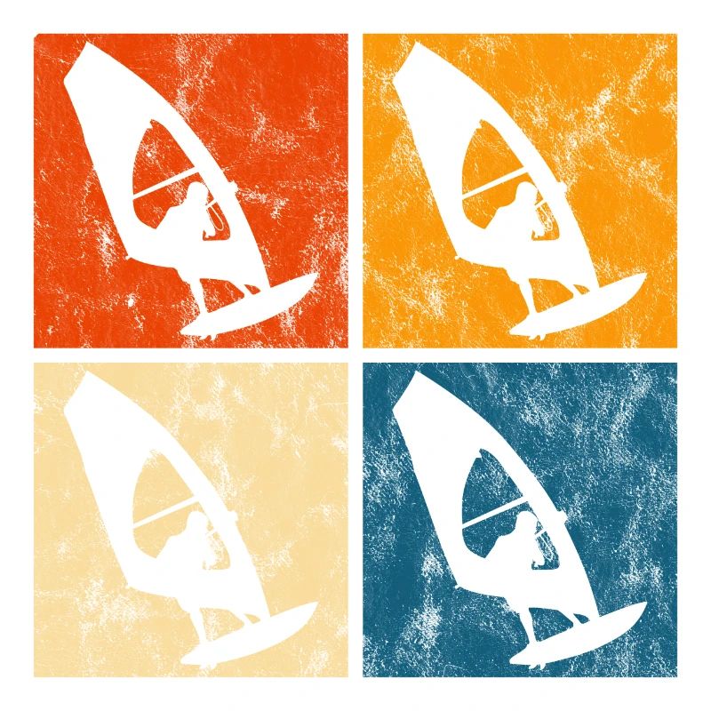 Windsurffer Planche à voile Surf rétro